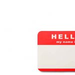 SEO Guidance on Choosing a Domain Name - Name Badge