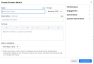 The custom metric option allows you to name the metric, describe it, and enter a formula.