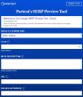 Portent's SERP Preview Tool screen shot