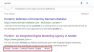 Screenshot of the SERP for "portent" with a box drawn around the sitelinks that Google automatically generated