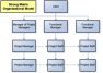 Diagram of a Strong Matrix Organizational Model for marketing project management