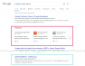 Screenshot of Google search results for "podcast schema markup"