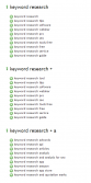 Advanced KW Research Ubersuggest
