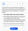 Screenshot of an AI-powered SERP from Bing