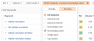 Screenshot showing how to filter instant answer features in SEMRush keyword magic tool